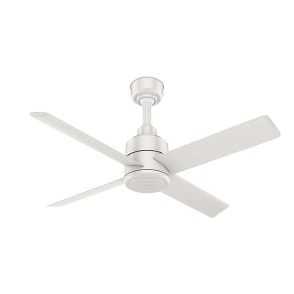 Hunter Trak 5 ft. Indoor/Outdoor White 120-Volt Industrial Ceiling Fan with Remote Control Included