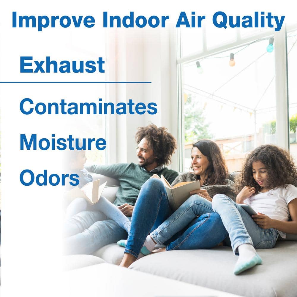 Air King White Metal Ceiling Mount Exhaust Fan
