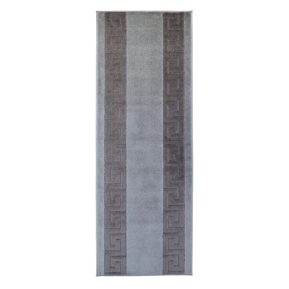 Euro Meander Design Gray 26 in. W x 348 in. L Stair Runner 62.92 sq. ft. price history on PriceWatchPro