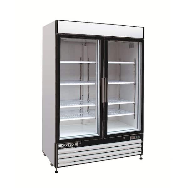 Maxx Cold X-Series 48 cu. ft. Double Door Commercial Reach In Upright Freezer in White