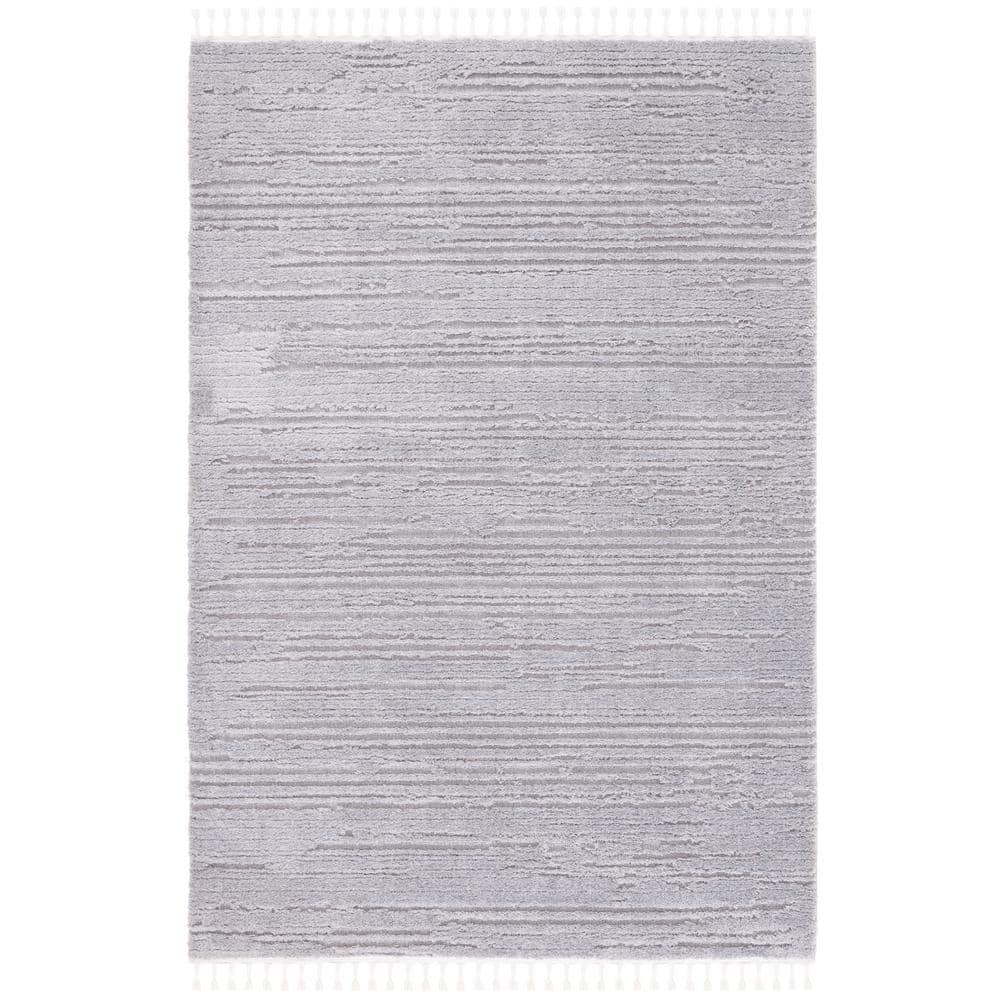 Marrakesh Gray/Light Gray Doormat 3 ft. x 5 ft. Abstract Striped Area Rug price history on PriceWatchPro