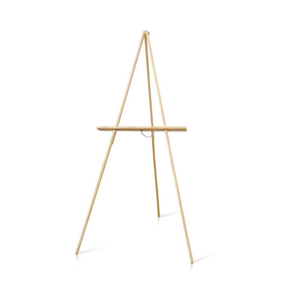 1-Pack Wooden Easel Stand Floor Display Tripod A-Frame for Sign