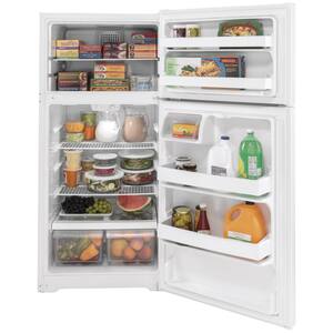 15.6 cu. ft. Top Freezer Refrigerator in White