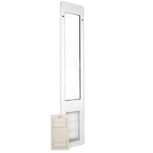 6 in. x 11 in. Thermo Panel 3e Fits Patio Door 74.75 in. x 77.75 in. Tall in White Frame
