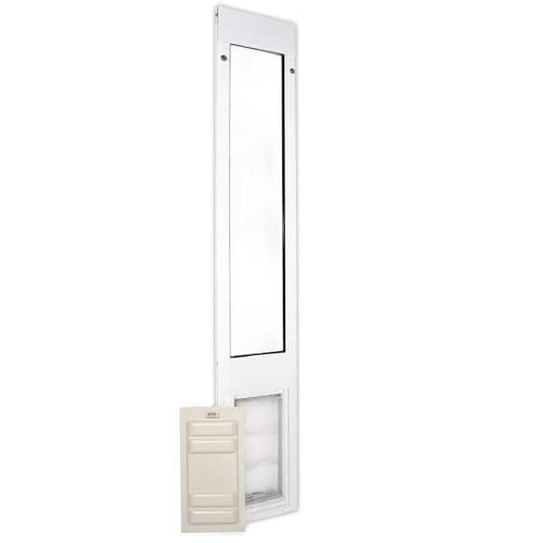 Endura Flap 8 in. x 15 in. Thermo Panel 3e Fits Patio Door 77.25 in. x 80.25 in. Tall in While Frame