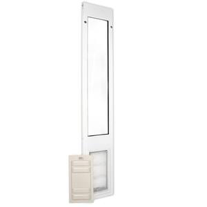 10 in. x 19 in. Thermo Panel 3e Fits Patio Door 93.25 in. x 96.25 in. Tall in White Frame