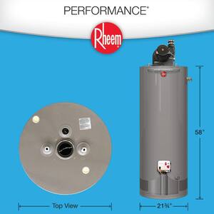 Performance 50 Gal. Tall 6-Year 38,000 BTU Ultra Low NOx (ULN) Natural Gas Power Vent Tank Water Heater