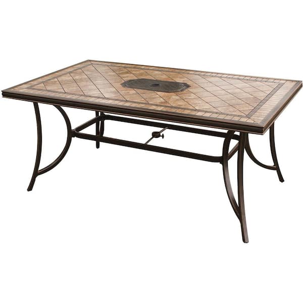 ceramic tile patio dining table