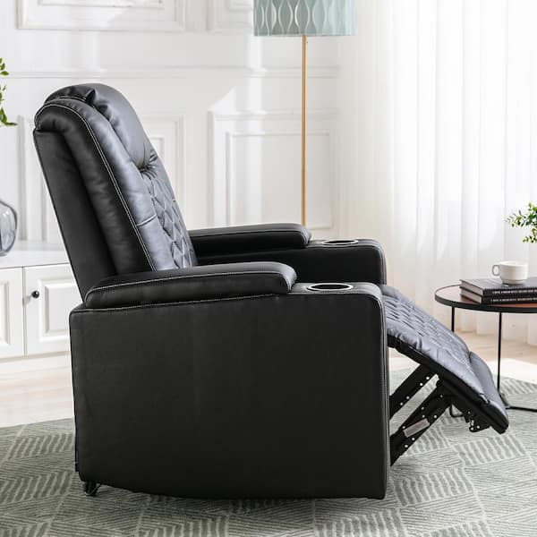 Karuse leather power recliner with power deals headrest and usb power outlet