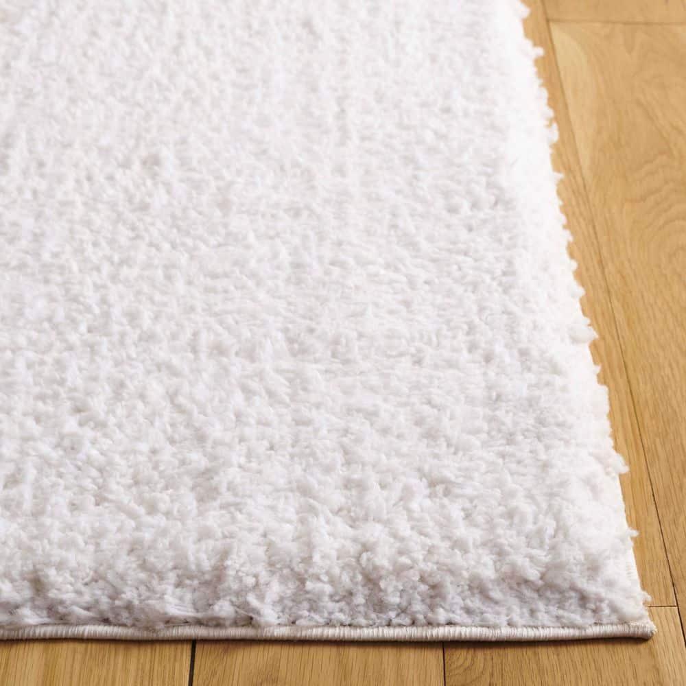 Rumi Shag 9 ft. x 12 ft. Ivory Modern Solid Area Rug - thumbnail 3