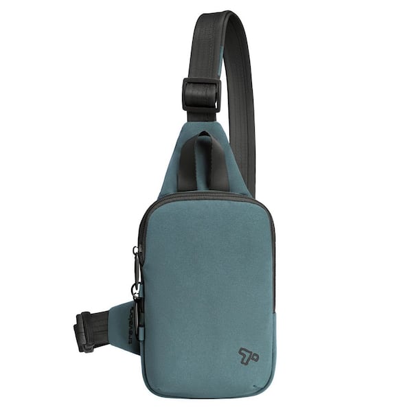 Travelon Anti-Theft The Voyages 8.5-in. Slate Blue Compact Sling Backpack