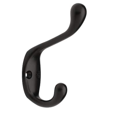 Liberty 5-1/5 in. Matte Black Ball End Coat Hook-B46305C-FB-C - The ...