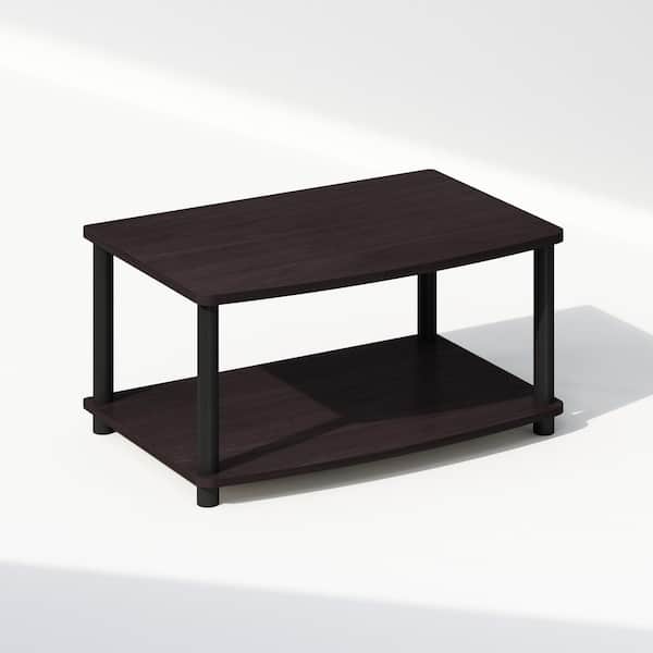 Furinno Turn-N-Tube Dark Walnut 11 in. H Storage Cabinet