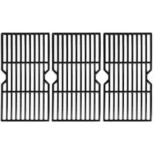 16-7/8 in. Polished Porcelain Coated Cast Iron Grill Grates (Set of 3)