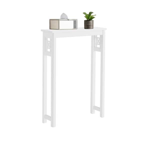 Derby 27 in. W x 37 in. H x 8 in. D White Wood Over-the-Toilet Storage