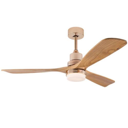 4.33 ft. Gold Ceiling Fan With 6 Speed Remote Reversible Energy-saving DC Motor Lighting