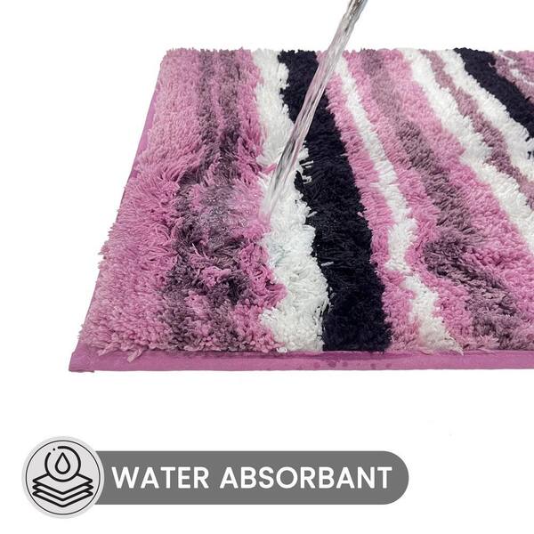 Better Trends Griffie Collection 20 in. x 60 in. Purple Polyester