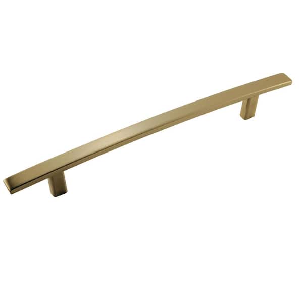 Amerock Cyprus 6-5/16 in. (160mm) Modern Golden Champagne Arch Cabinet Pull