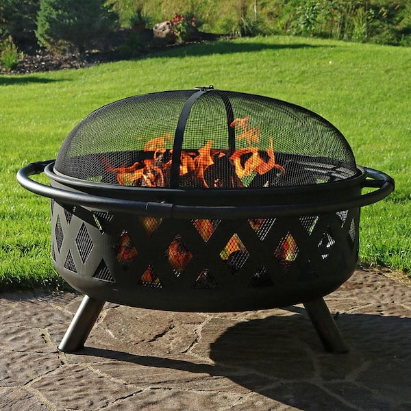 24in sold Steel Fire Pit for Garden, Backyard