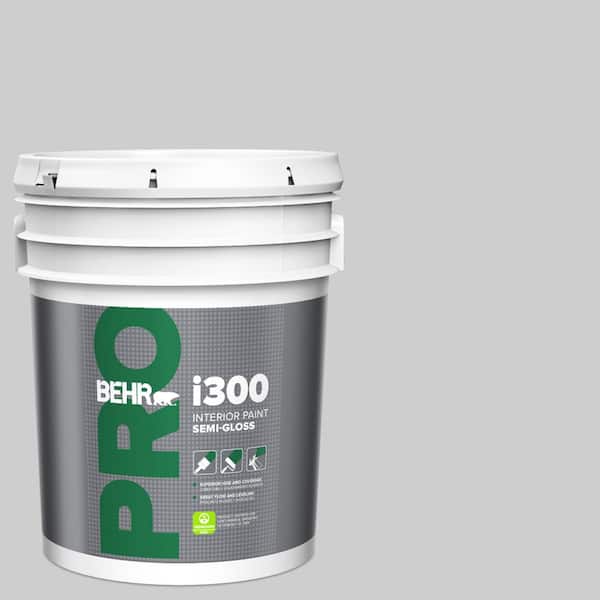 BEHR PRO 5 gal. #770E-2 Silver Screen Semi-Gloss Interior Paint