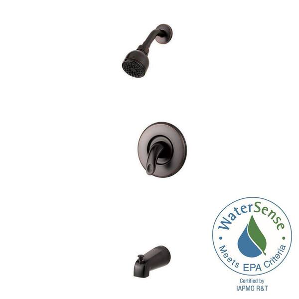 Pfister Serrano 1-Handle Tub and Shower Faucet Trim Kit in Tuscan Bronze (Valve No Included)