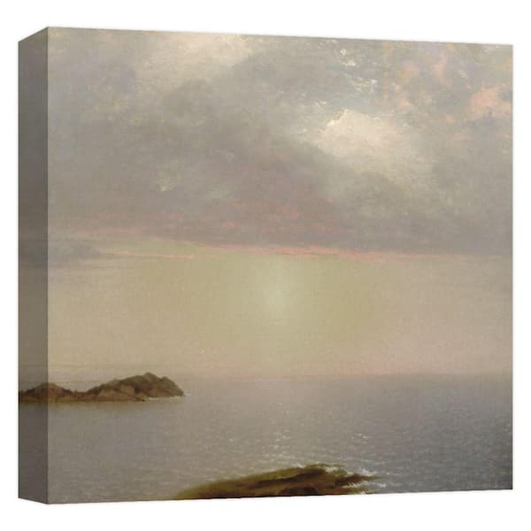 PTM Images Island Sunset'' Canvas Abstract Wall Art 15 in. x 15 in.