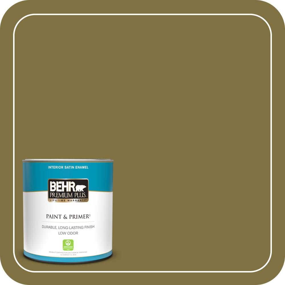 1 qt. #S-H-390 Italian Olive Satin Enamel Low Odor Interior Paint & Primer price history on PriceWatchPro