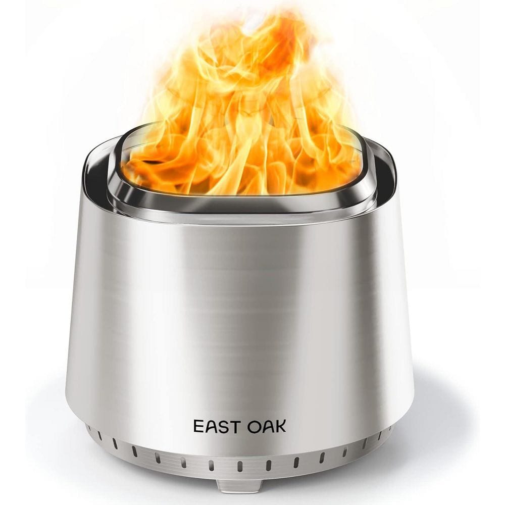East Oak 17'' Stainless Steel Smokeless Outdoor Fire Pit
