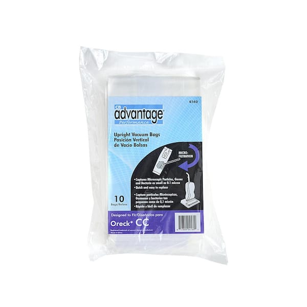 CC Type New Style Dust Bags for Oreck XL Vacuum Cleaner Hoover Pack of 10 