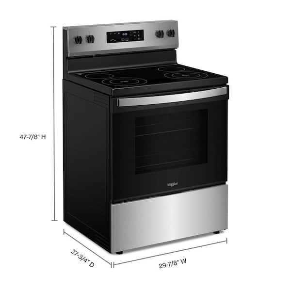 LG LREL6323S 6.3 Cu. ft. Stainless Electric Convection Smart Range with Air Fry