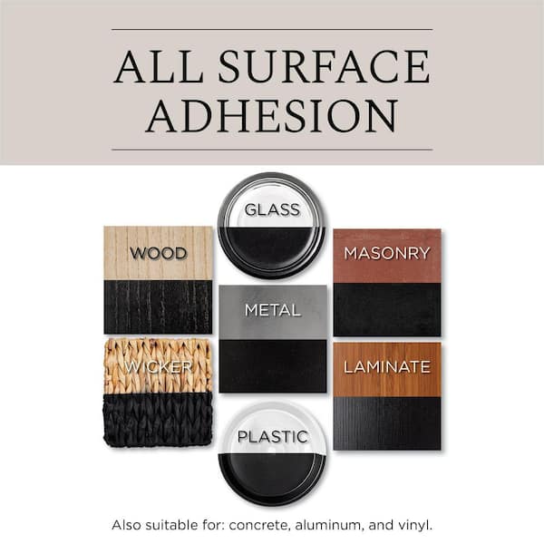 12 oz. All Surface Gloss Black Spray Paint and Primer in One (6-Pack)