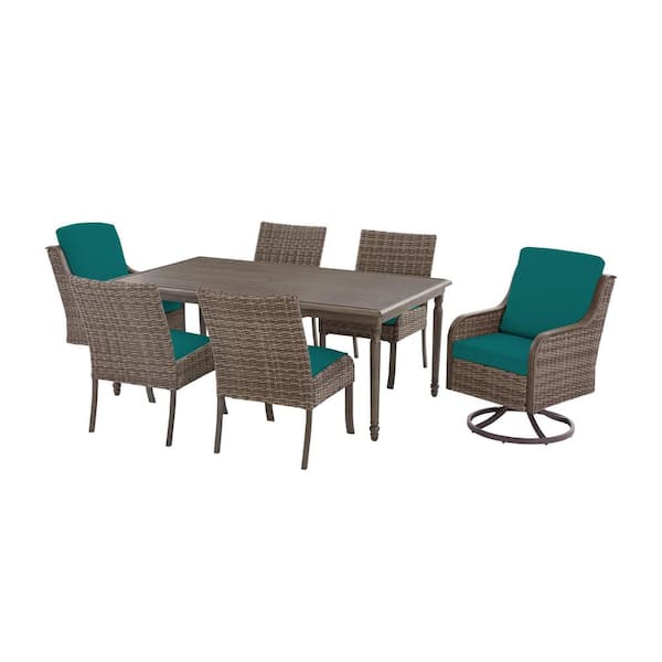 hampton bay corranade 7 piece dining set