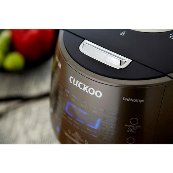 Cuckoo Twin Pressure Rice Cooker & Warmer, Grey, 6 Cup