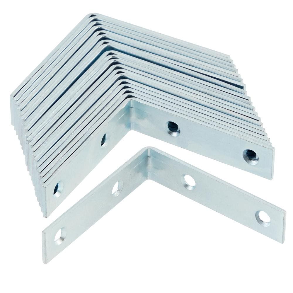 (20-Pack) 3 in. Zinc-Plated Corner Brace price history on PriceWatchPro