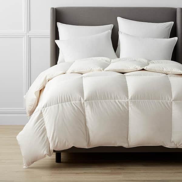 The Company Store Legends Luxury Olympia Light Warmth Ivory Oversized Queen Down Comforter