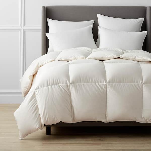 The Company Store Legends Luxury Olympia Medium Warmth Ivory Oversized Queen Down Comforter
