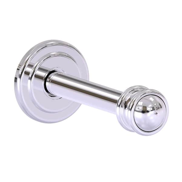 Carolina Collection 3.75 in. Retractable Wall Hook in Polished Chrome Closet Rod