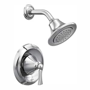 Wynford 1-Handle 1-Spray Posi-Temp Shower Faucet Trim Kit in Chrome (Valve Not Included)