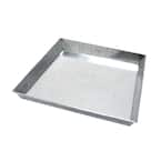 ACHLA DESIGNS 20 in. L Grey Steel Ash Pan for 24 in. Grate GT-24