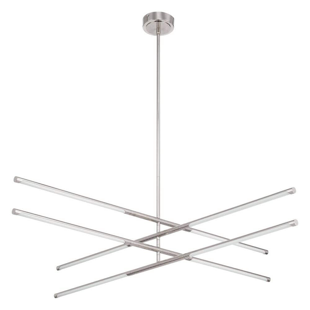 Thesis Overture 48-inch 8-light Polished Nickel 5CCT LED