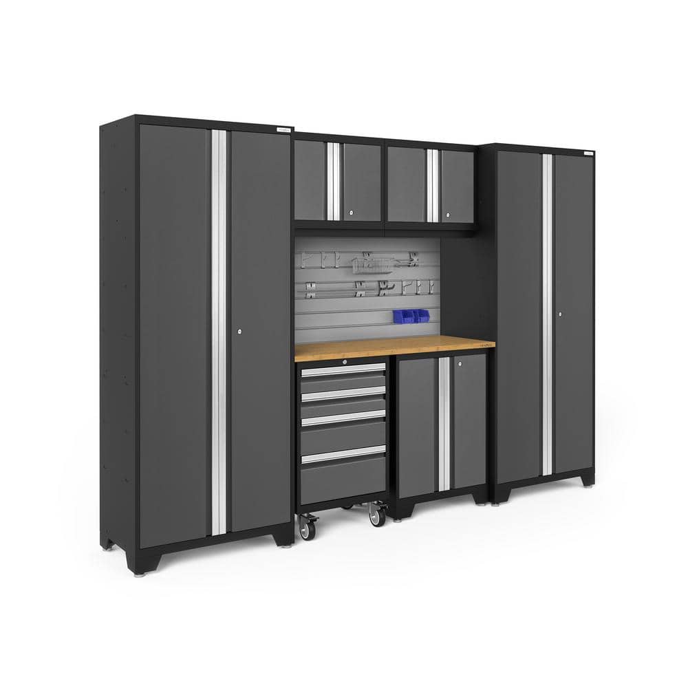 Bold Series 7-Piece 24-Gauge Steel Garage Storage System in Gray (108 in. W x 77 in. H x 18 in. D) price history on PriceWatchPro