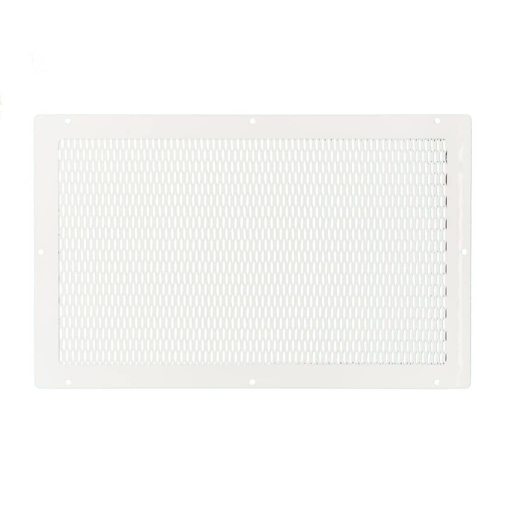 HY-C 12.25 in x 19.5 in White XL Steel Foundation Crawl Space Vent ...