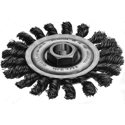 4 in. Carbon-Steel Full-Cable Twist Wire Wheel