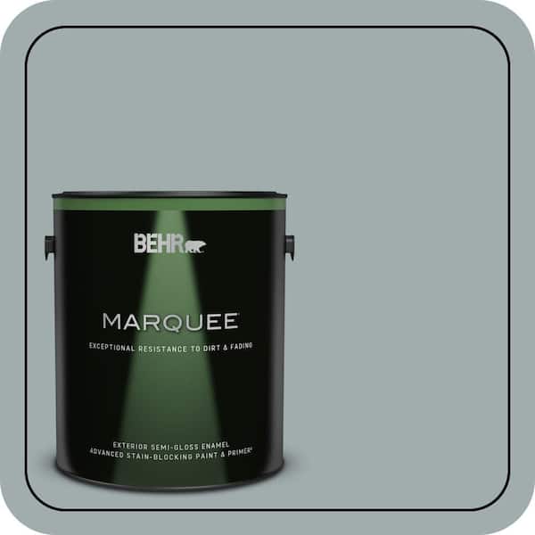 BEHR MARQUEE 1 gal. #QE-52 Portsmouth Bay Semi-Gloss Enamel Exterior Paint & Primer