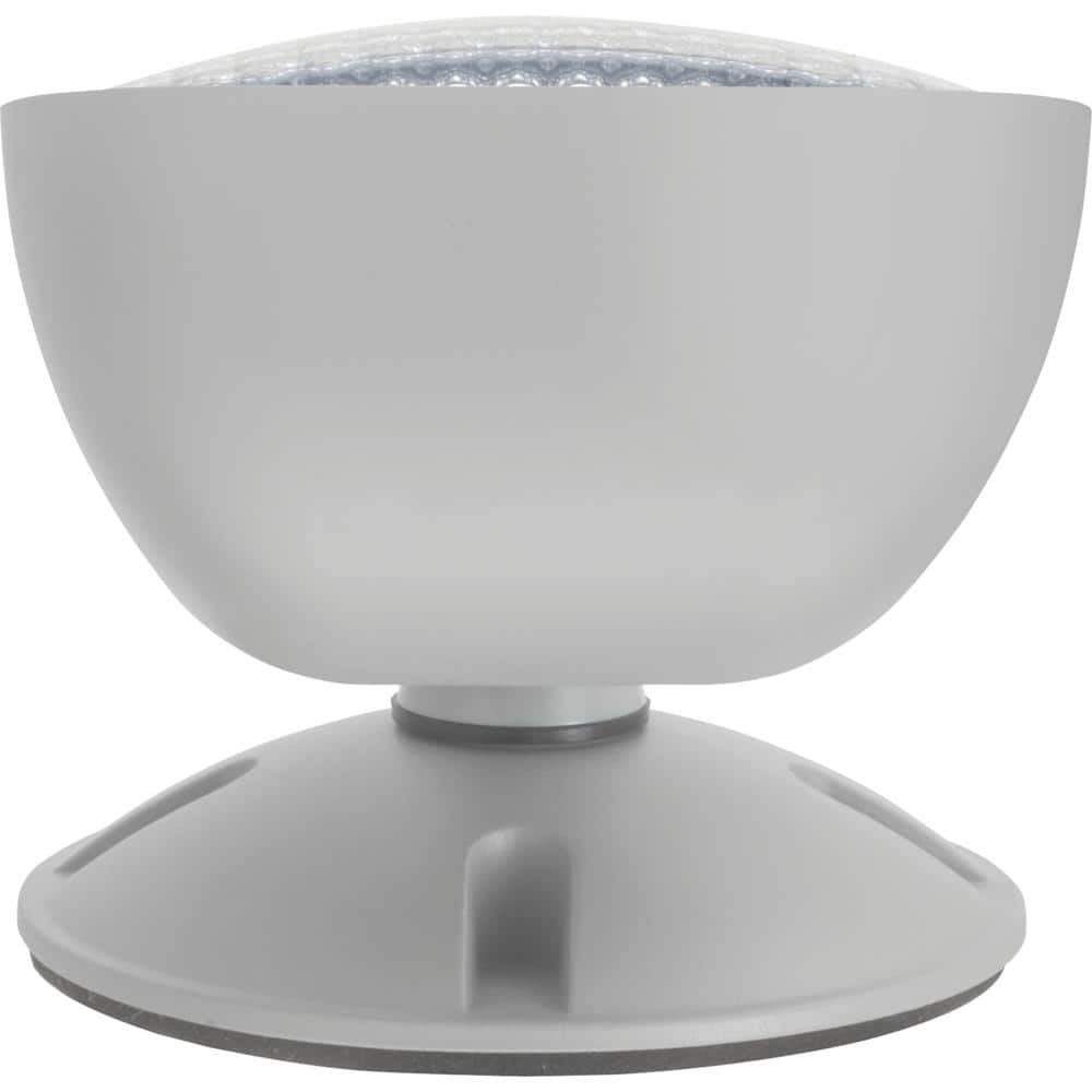 Gray Integrated LED Single Head Emergency Light