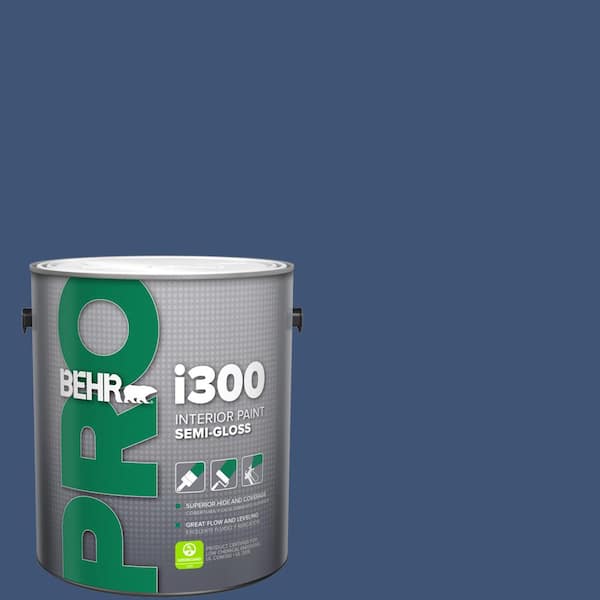 1 gal. #600D-7 Daring Indigo Semi-Gloss Interior Paint