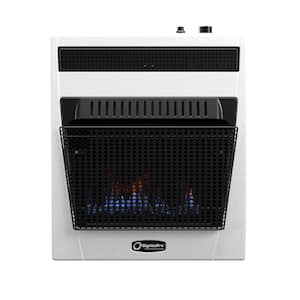 20K BTU Vent-Free Natural Gas Blue Flame Space Heater with Fan