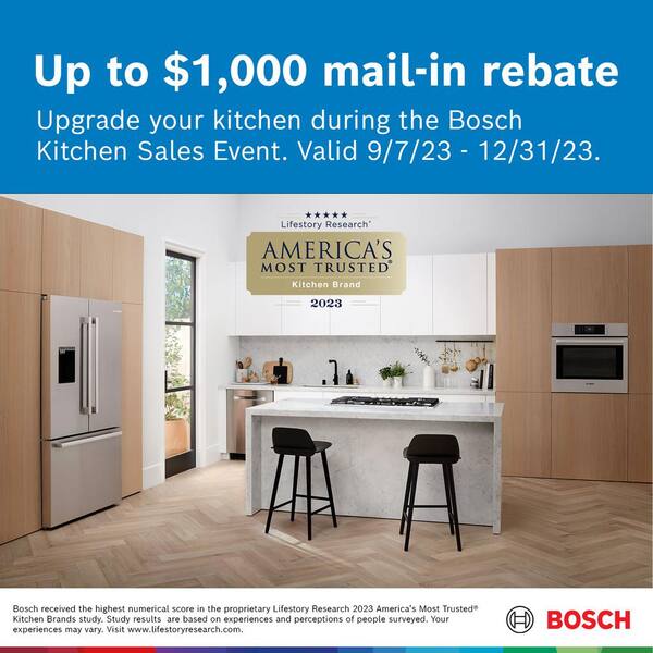 Bosch HMV5053U 500 Series 30 Inch Stainless Steel Over the Range 2.1 cu.  ft. Capacity Microwave Oven