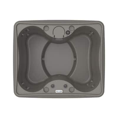 Select 150 4-Person Plug and Play Standard Hot Tub with 12 Stainless Jets and LED Waterfall in Keystone