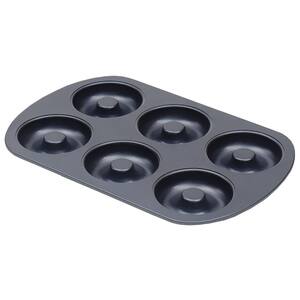 6-Cup Indigo Non-Stick Carbon Steel Donut Pan